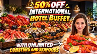 50% Buffet DISCOUNT na May Unlimited FOIE GRAS (Fatty Liver) & Lobster Claws. MANILA'S One & Only