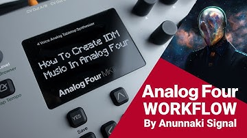 Analog Four tutorial Workflow | How I make Idm Music in Elektron Analog Four! #analogfour #elektron