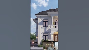 Biệt thự tân cổ điển cực chất mái nhật 2023