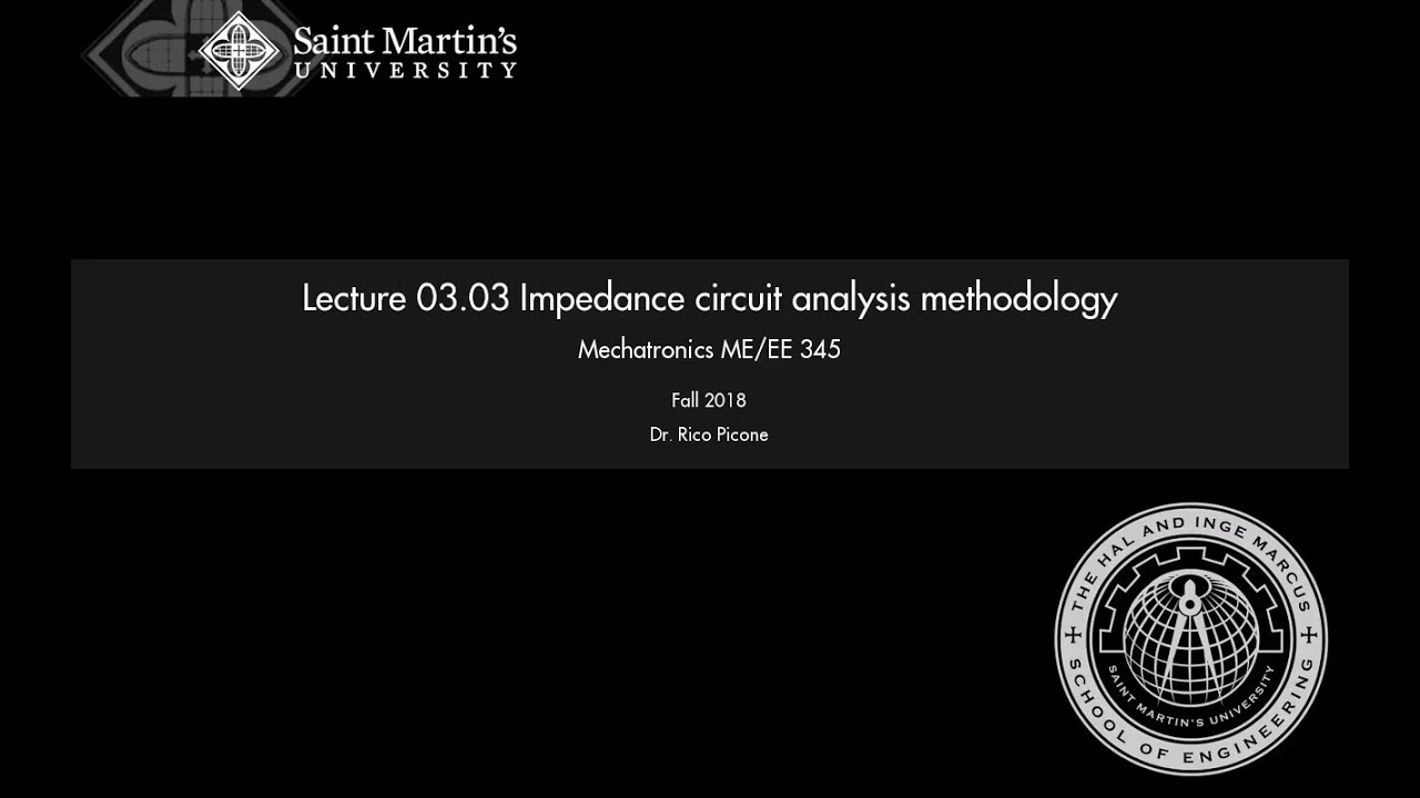 03.03 Impedance circuit analysis methodology