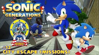 Sonic Generations (PS3) | Part 12 | City Escape (Missions) | #25YearsOfSonic Episode 326