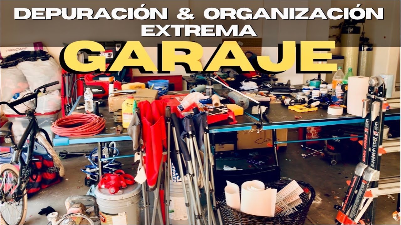 Depuración 😱 EXTREMA de GARAJE, Antes y Después, GARAGE CLEAN WITH ME