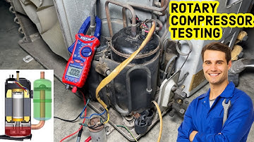 How to testing a rotary compressor any split AC