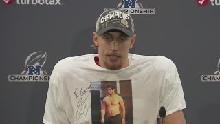 49ers' George Kittle, animated as ever, is happy to be back