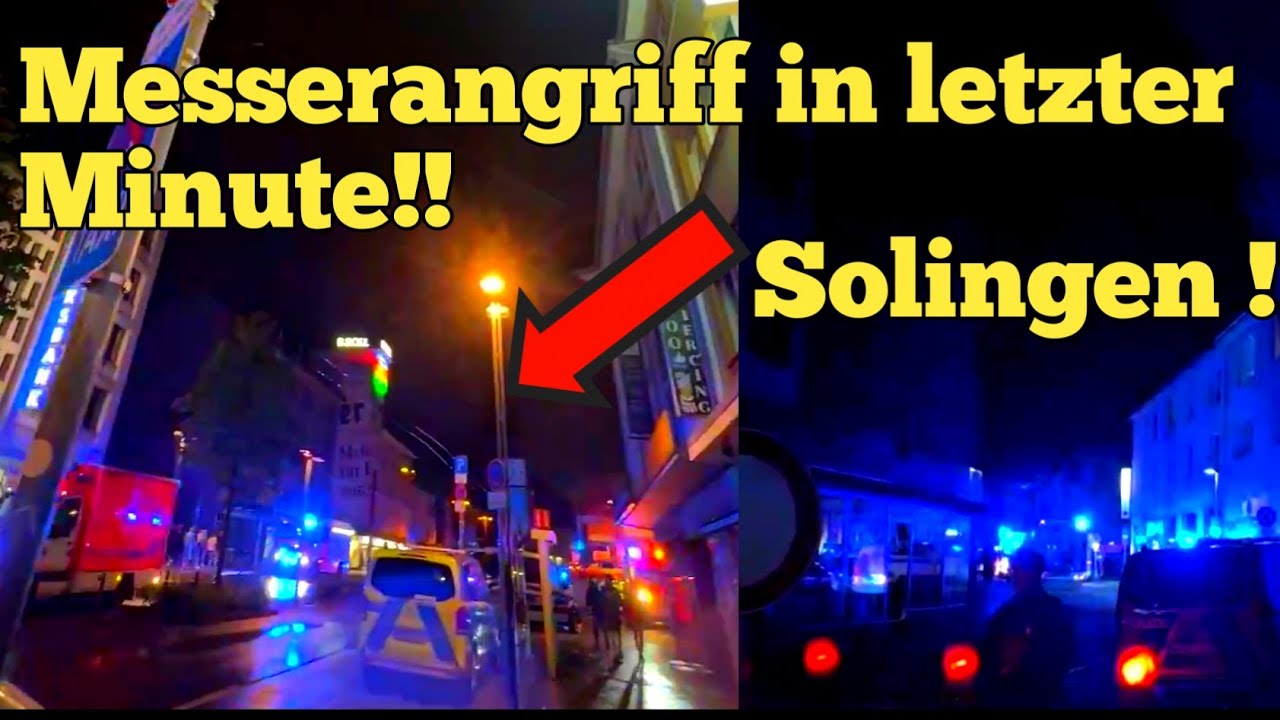 BREAKING NEWS: Knife attack during a festival in Solingen, Germany ...