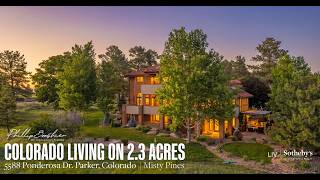 5588 Ponderosa Dr Parker CO | Misty Pines Acreage Near The Pinery with Mountain Views