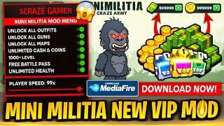 Mini Militia Mod Menu v5.5.0 - Unlimited Cash & Coins | Mini Militia Mod Apk 2024