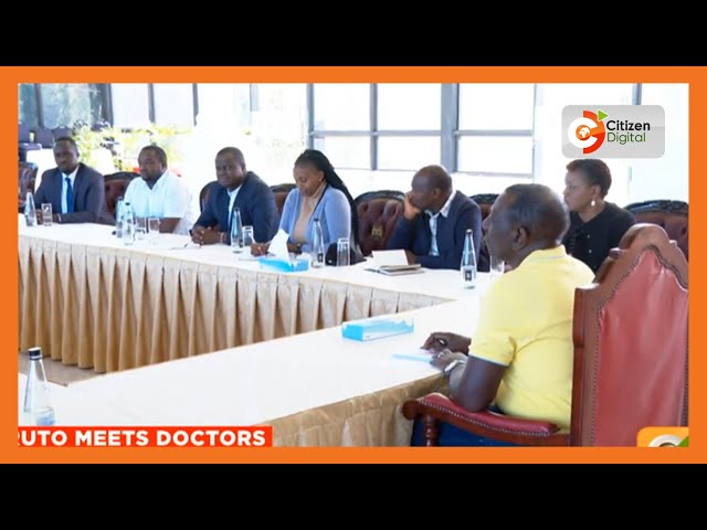 President Ruto holds meeting with doctors’ union officials class=