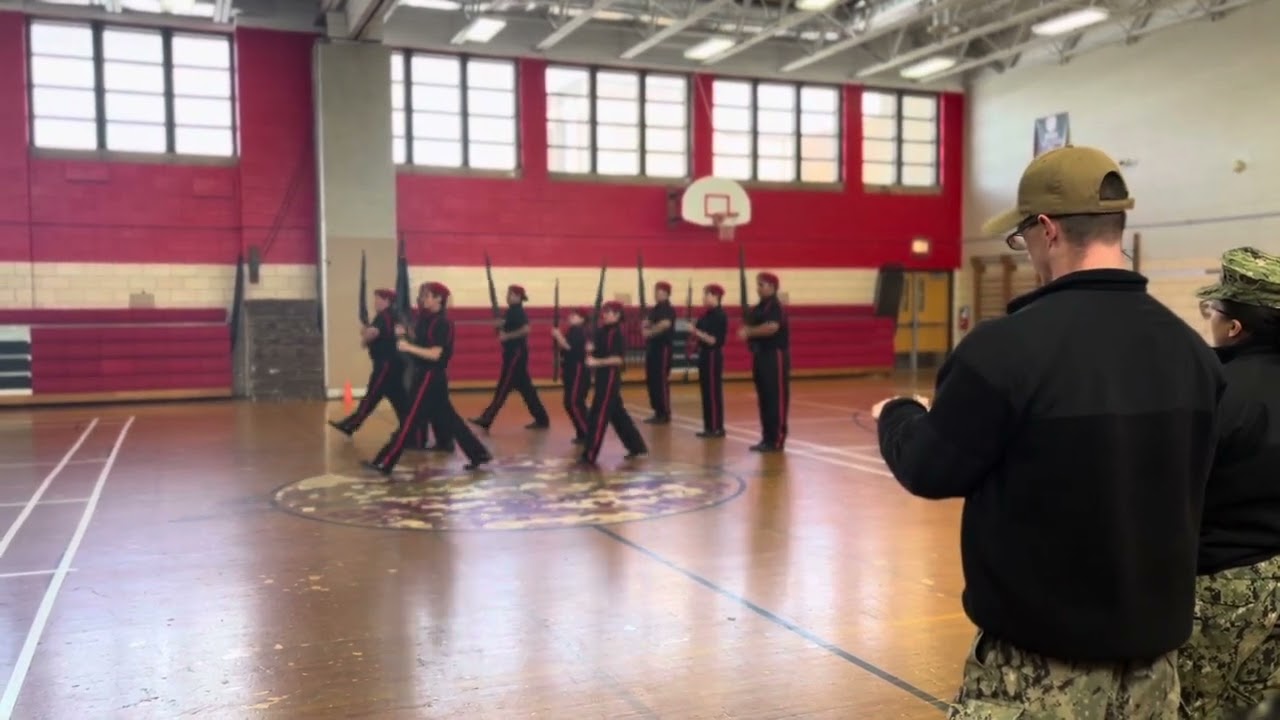 🥈Waukegan hs drill team, 2nd place armed squad exhibition🥈