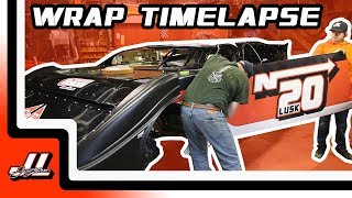 Dirt Late Model Wrap Timelapse