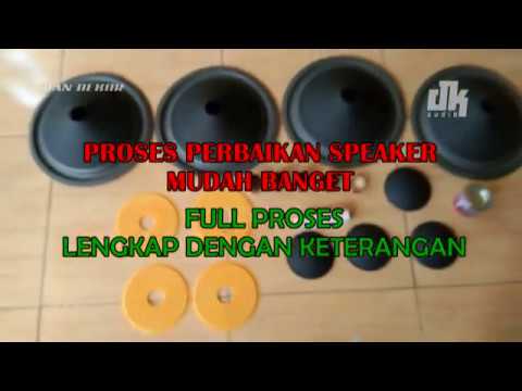DIY Cara memperbaiki speaker yang rusak Ganti part baru DIY Cara memperbaiki speaker yang rusak Ganti part baru