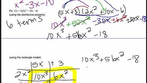 Unit 7 Lesson 4 - multiplying polynomials