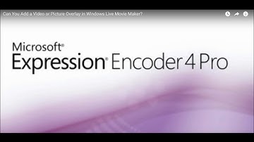 Microsoft Expression Encoder | How  to Add a overlay in videos in 4 minutes