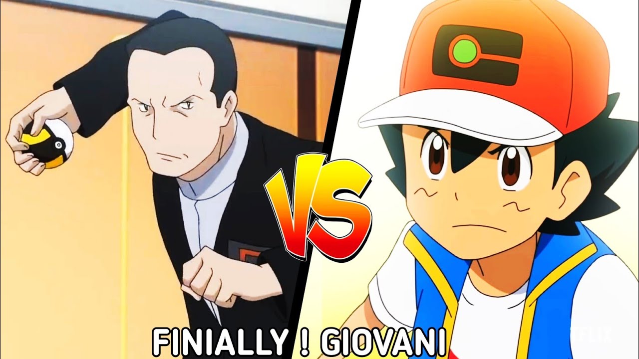 Покемоны против Джованни. Ash vs Giovanni.