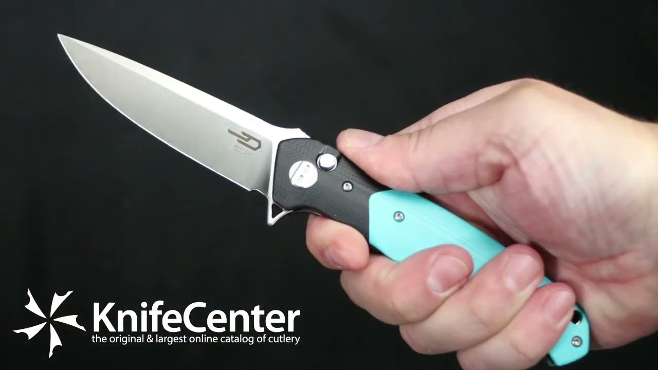 Bestech Knives Swordfish Button Lock Flipper Knife