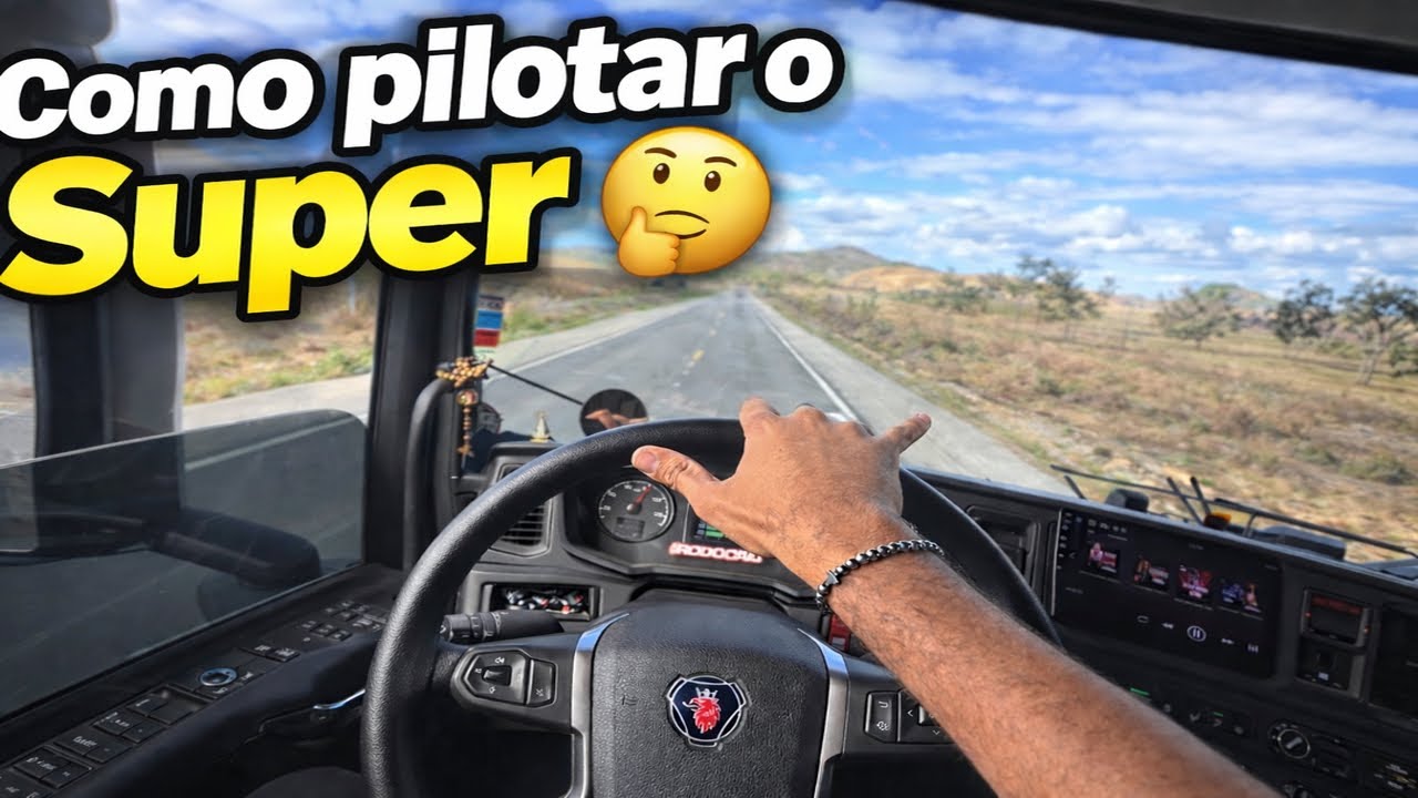 COMO CONDUZIR O SCANIA SUPER 🤓📝 - GO PRO - BR 262