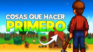 COMO EMPEZAR BIEN en STARDEW VALLEY 🌺| Guia para PRINCIPIANTES 