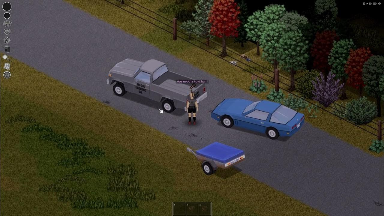 Project Zomboid TOW BAR MOD YouTube