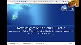 Marine Seismology Symposium - New Insights on Structure Part 2