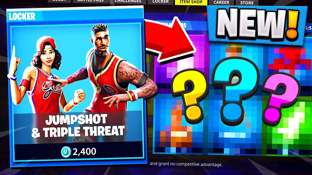 New Basketball Skins In Fortnite Triple Threat And Powershot Skins