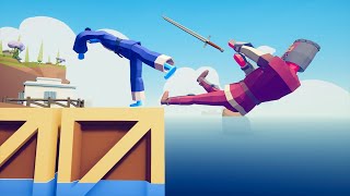 TAEKWONDO AND BOXER VS EACH GROUP OF TWO FROM SEA 🥊🥋 | Totally Accurate Battle Simulator TABS