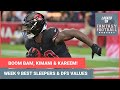 Bam Knight, Kareem Hunt, Colston Loveland & more: BEST Week 9 fantasy SLEEPERS & DFS LINEUP PICKS