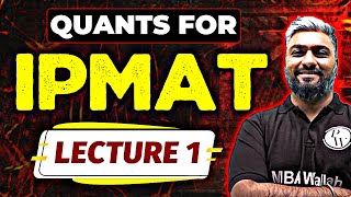 Quick Calculation of Percentage Quants for IPMAT - Lecture 1