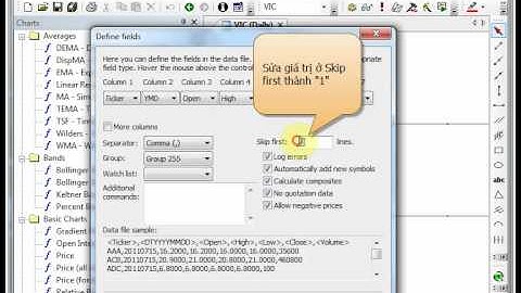 Hướng dẫn cập nhật dữ liệu từ CafeF.vn cho AmiBroker