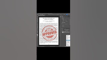 How to remove the stamp from the paper - Short Photoshop Tutorial
