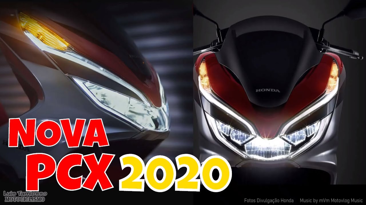 CLIP Honda PCX 150 2020 - melhorias versões e cores 