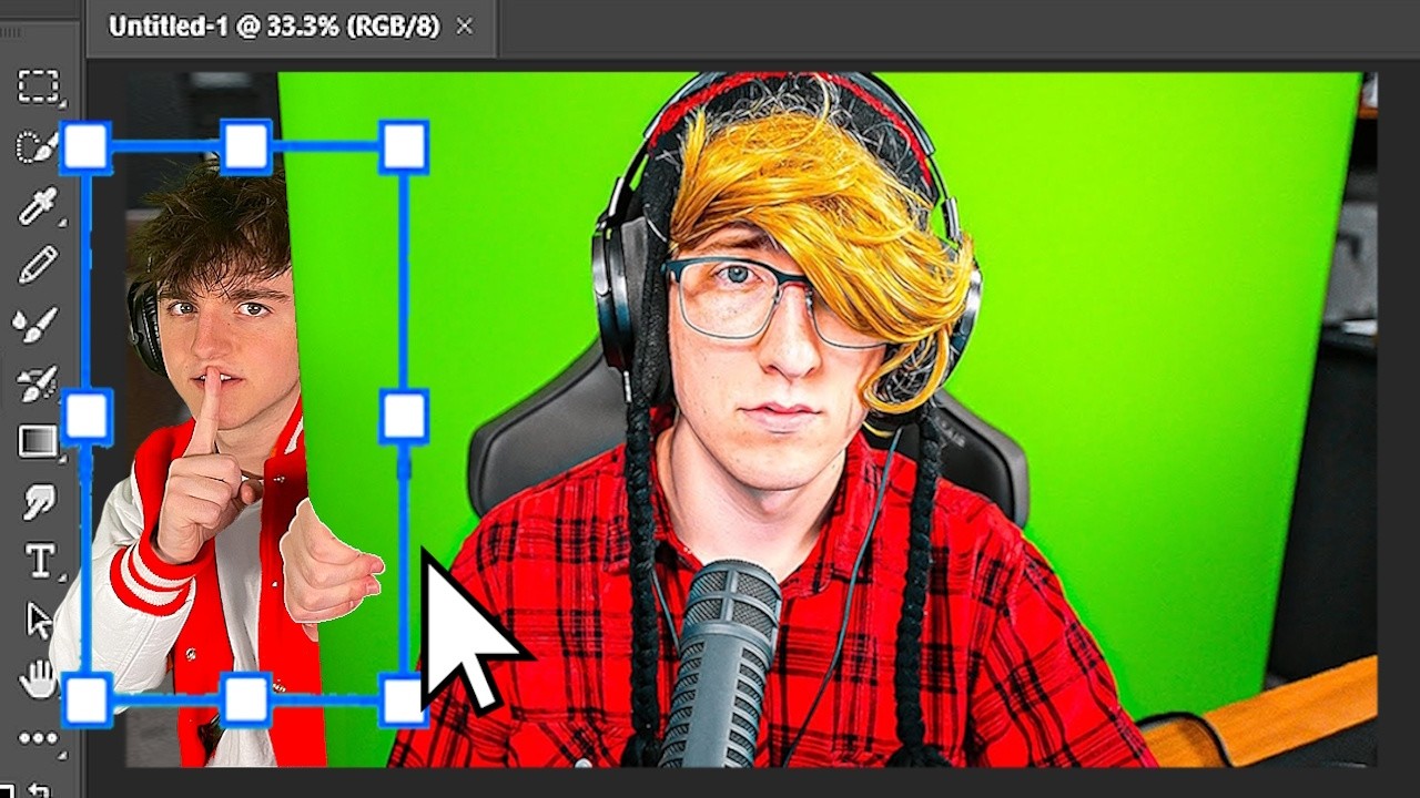 *SNEAKING* Into Roblox YouTuber's Thumbnails...