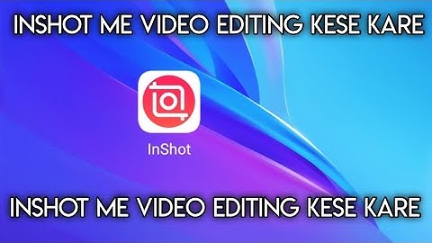 inshot me double exposure video kaise banaye