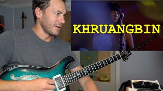 Guitar Teacher REACTS: Khruangbin "August 10" @ Villain | Pitchfork Live