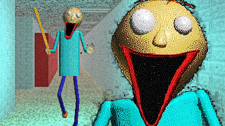 The early version of Baldi got way scarier