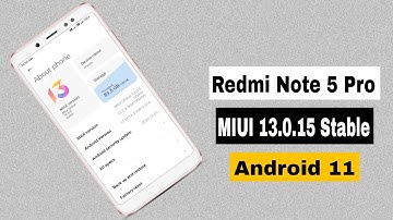 MIUI 13.0.15 Stable update ! Android 12 ! Redmi Note 5 pro & Redmi Note 5 New Features - Security 🔥🔥