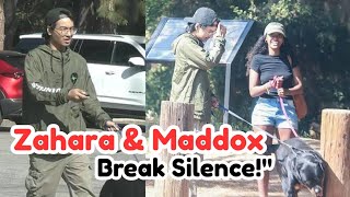 Zahara & Maddox Jolie-Pitt Step Out Amid Brad Pitt Family Drama | Rare Public Sighting in LA