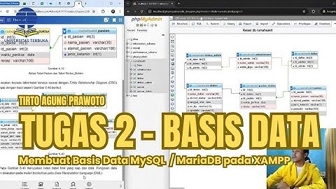 Tugas 2 Basis Data | Membuat Basis Data MySQL/MariaDB pd XAMPP , Tirto Agung P, Universitas Terbuka