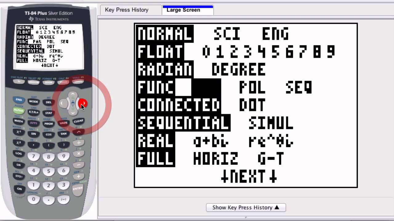 Graphing Calculator Mode Overview YouTube
