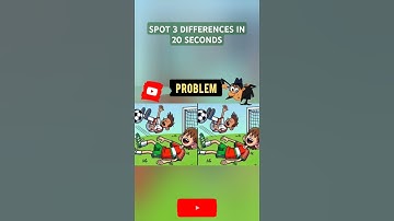 Challenge-269! Spot 3 Differences in 20 Seconds #shorts #viral #spotthedifference