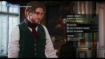 AC: Unity Walkthrough part-1 all challenges complete(Memories Of Versailles)