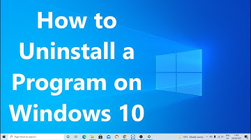 How to Uninstall a program on Windows 10 in 2025