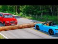 Car vs massive log  174  beamng jorge games