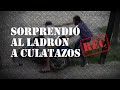 SORPRENDIÓ al LADRÓN y LO MOLIÓ a CULATAZOS - El PATRULLERO NO VIO el ASALTO - #REC