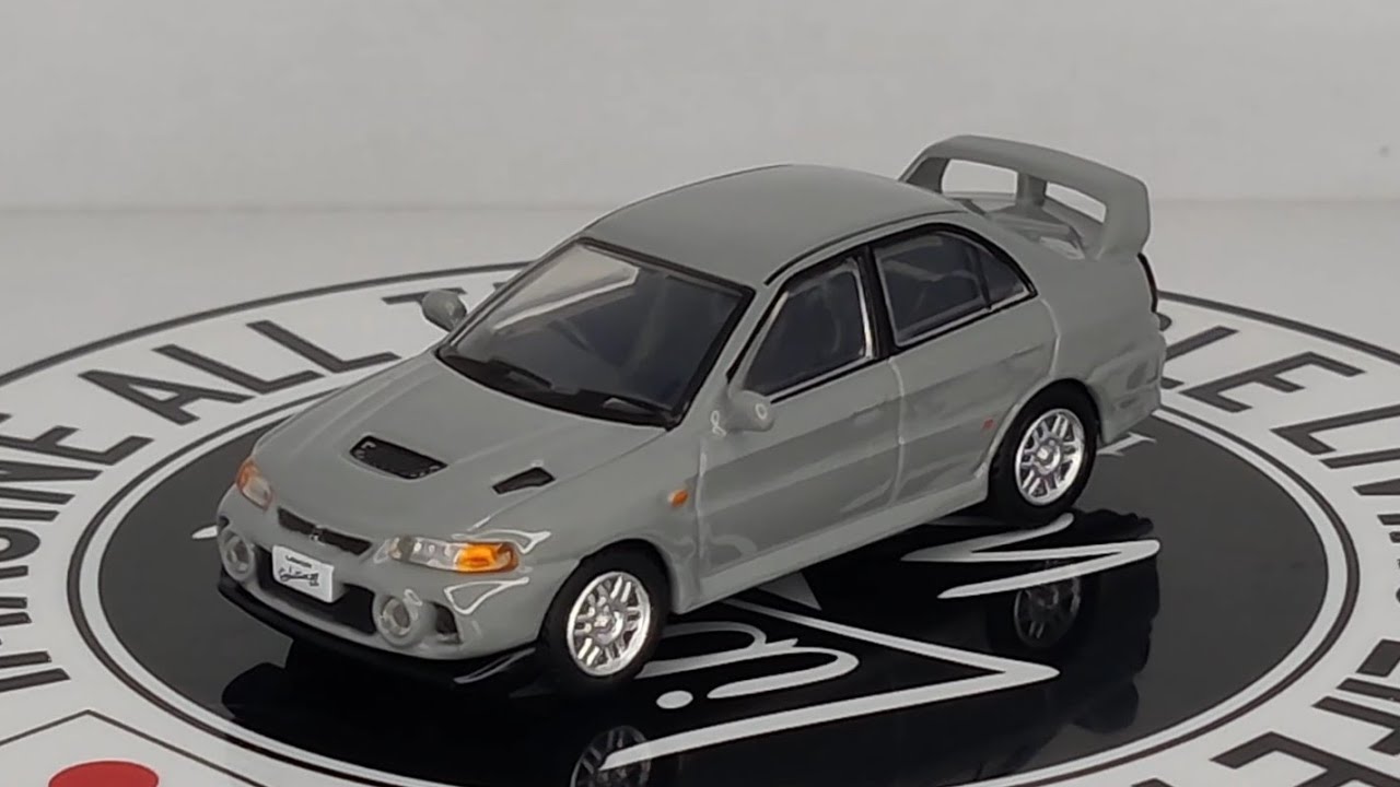 JKM 1/64 Mitsubishi Lancer Evo IV // grey nardo// metal on metal best