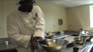 Training to be a  chef