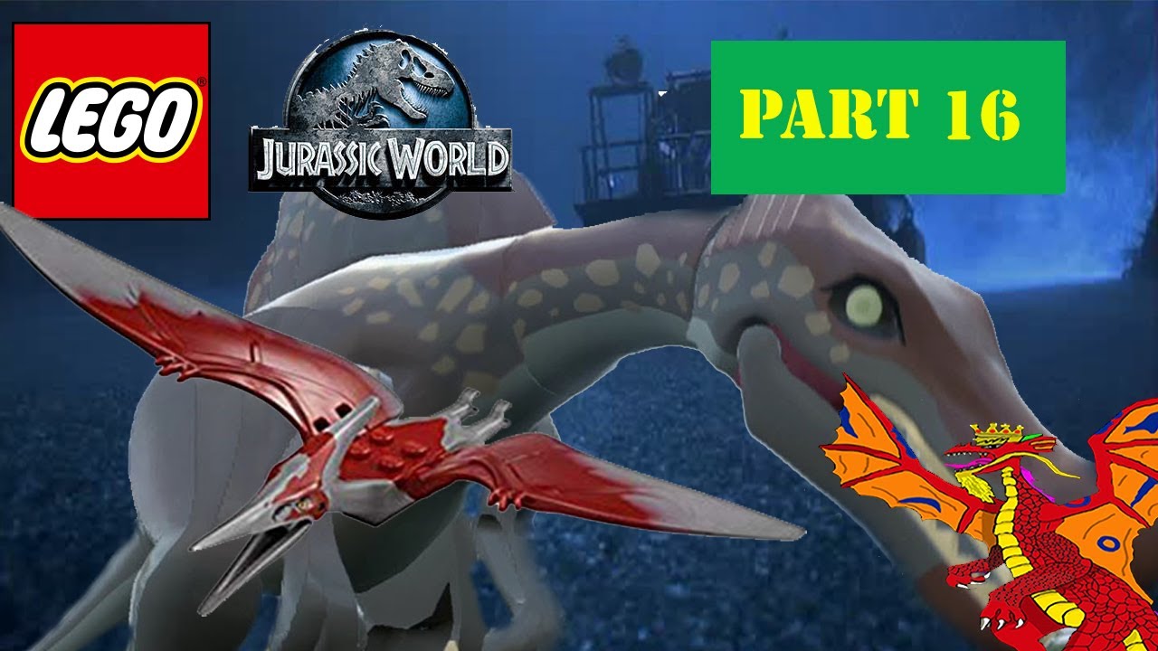 Lego Jurassic world 100 Trophy Lets Play Part 16 Bird Cage Final fight of the first Hybrid