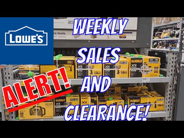 Lowes Clearance Tool Deals Out Wazoo: Dewalt, Bosch, Metabo, Craftsman Tools  