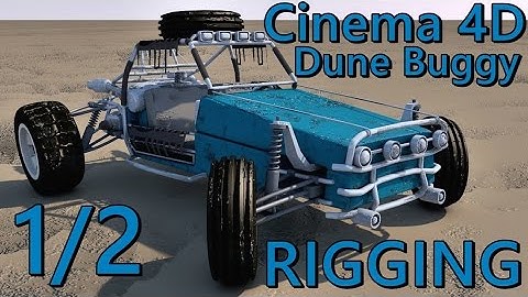 OFFROAD DUNE BUGGY RIGGING IN CINEMA 4D 🚗 | JOINTS, IK CHAINS & XPRESSO TUTORIAL 1/2