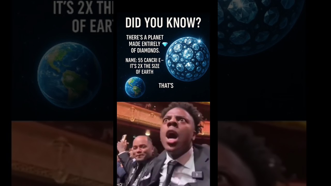 😱 There’s a planet made entirely of 💎              