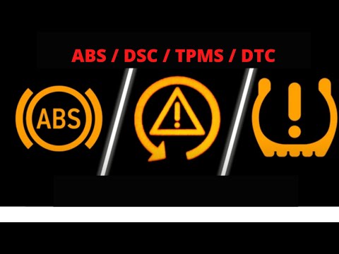 ABS,DSC,TPMS allumés ,diagnostiquer et corriger le défaut/ABS,DSC ...